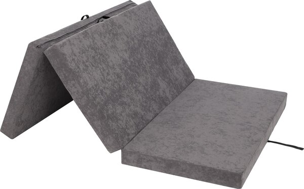 Materasso pieghevole BEN - 200×120×10 cm - pieghevole, rivestimento lavabile, materasso in schiuma rigida, tessuto Aloba, letto per ospiti e tappetino yoga | Pillowprim