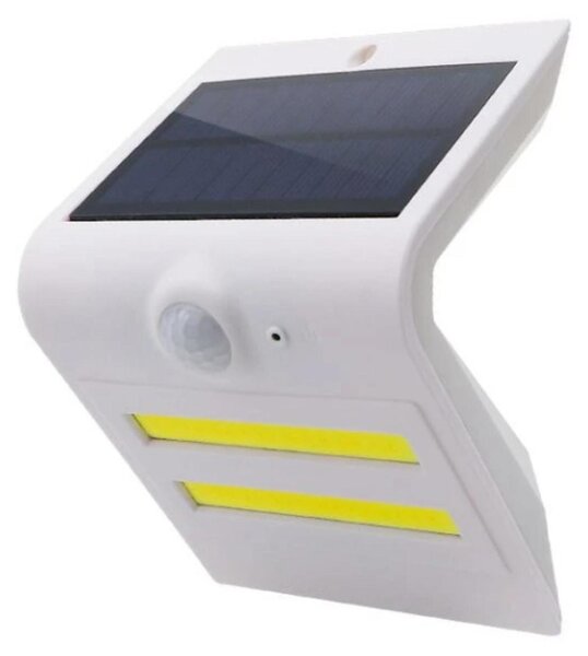 Lampada solare da parete, colore bianco, modello MP4689, marca Myers Power
