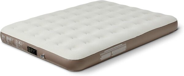 Materasso gonfiabile elettrico per 2 persone - Con pompa integrata e borsa da trasporto - 203 x 152 x 24 cm - PVC