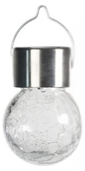 Lampada solare da esterno, modello MP4810, colore argento, marca Myers Power