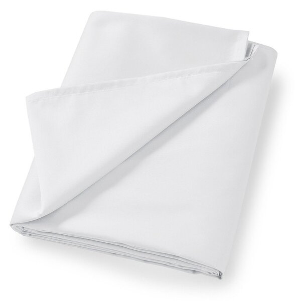 Lenzuolo con angoli bianco in raso di cotone 180x260 cm Cotton Sateen – Bianca