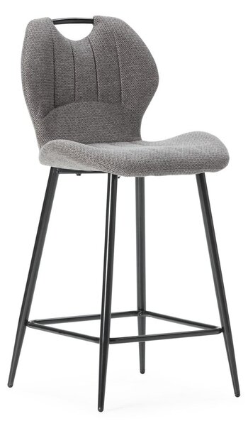 Set di 2 sgabelli da bar grigi (altezza seduta 65 cm) Muli - Marckeric