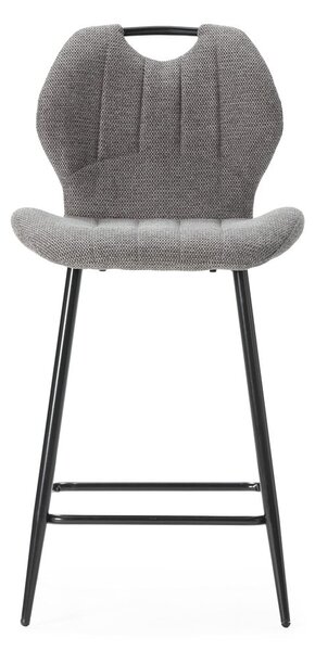 Set di 2 sgabelli da bar grigi (altezza seduta 65 cm) Muli - Marckeric