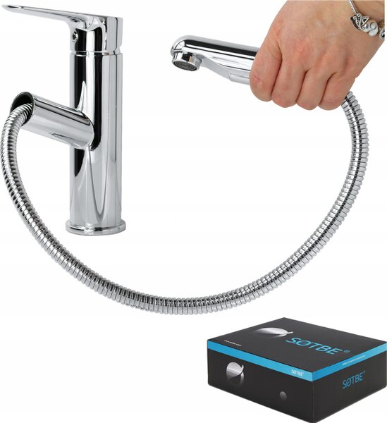 Rubinetto da cucina estraibile, bocca per lavello, rubinetto da cucina, SOTBE