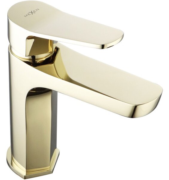 Mexen Lerma rubinetto lavabo, oro - 74300-50