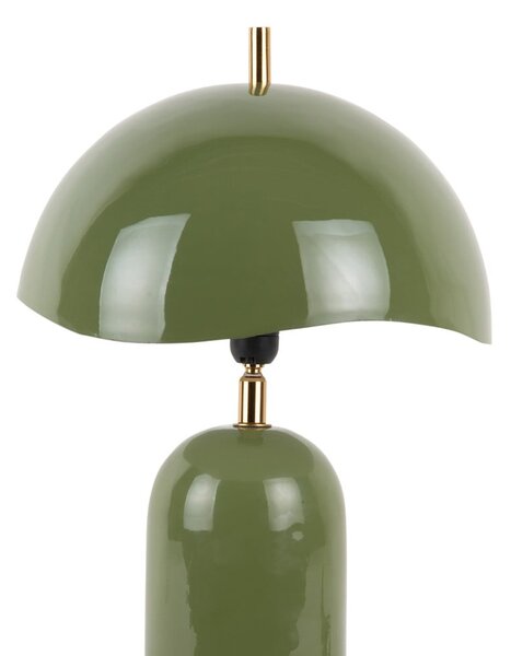 Lampada da tavolo verde scuro (altezza totale 41 cm) Querido – Leitmotiv
