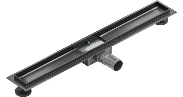 Mexen Flat corpo per scarico lineare 70 cm, grigio arma spazzolato - 1E15070