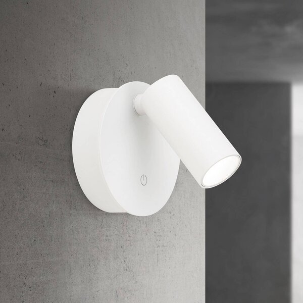 ORION Barra di faretti Luxy, dimmerabile, Bianco / Opale, Corridoio, Alluminio, Moderno, Applique a LED