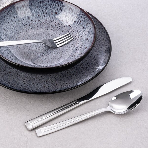 Posate argentate in acciaio inox 24 pz Bright – Orion