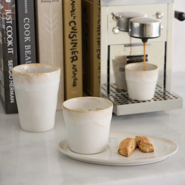 Tazza da espresso in gres bianco Grespresso - Costa Nova