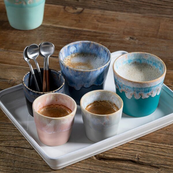 Tazza in gres blu e bianco 210 ml Grespresso - Costa Nova
