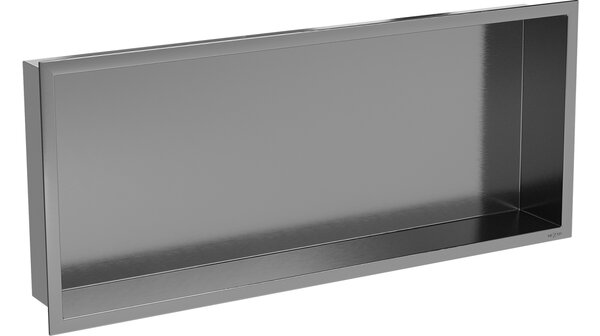 Mexen X-Wall-R mensola ad incasso con flangia 75 x 30 cm, grigio canna di fucile spazzolato - 19E0753010