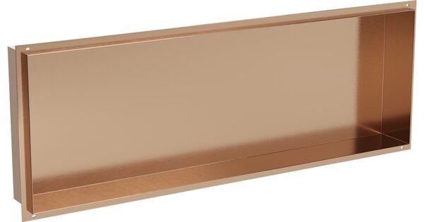Mexen X-Wall-NR mensola da incasso senza flangia 90 x 30 cm, rame spazzolato - 19C1903010