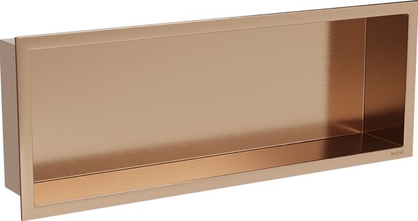Mexen X-Wall-R mensola ad incasso con flangia 60 x 20 cm, rame spazzolato - 19C0602010