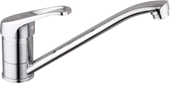 Rubinetto da cucina SCHÜTTE TASSONI, rubinetto da cucina a bassa pressione, rubinetto da cucina girevole a 360°, miscelatore da cucina in cromo