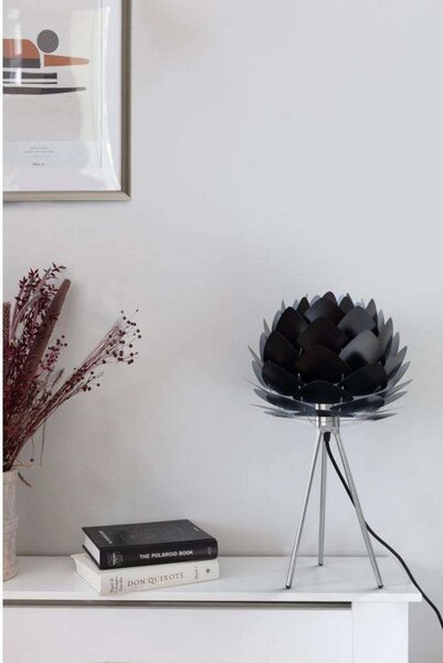 Tripod Supporto per Lampada da Tavolo Brushed Steel
