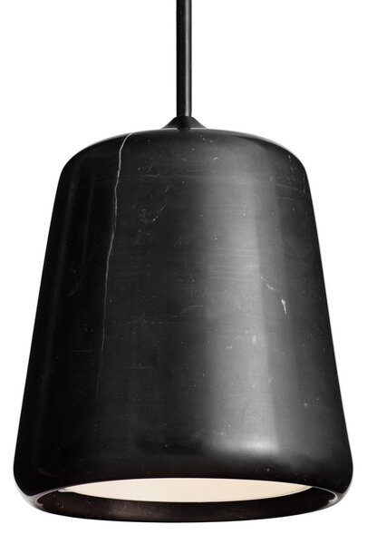 Lampada a sospensione New Works, Material The Originals, dimmerabile, Nero, Soggiorno, Pietra, Design
