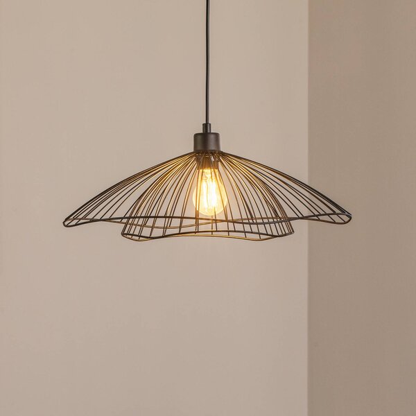 Lampada a sospensione Tel Opviq, dimmerabile, Nero, Soggiorno / Sala da pranzo, Metallo, Lampada a sospensione