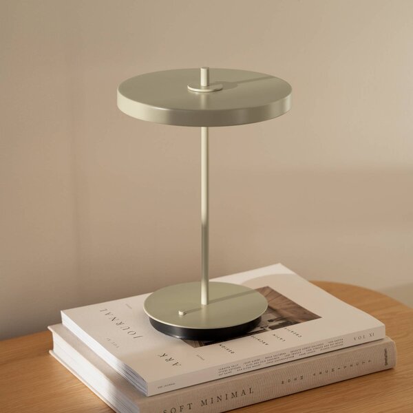 UMAGE Lampada da tavolo a LED Asteria Move, dimmerabile, Marrone / Ruggine, Soggiorno / Sala da pranzo, Metallo, Design, Lampada da tavolo LED