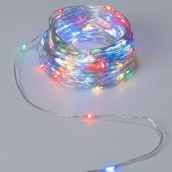 Aigostar - LED Catena luminosa di Natale 40xLED/2x3V 4m multicolore