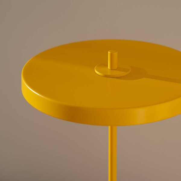 UMAGE Lampada da tavolo a LED Asteria Move, dimmerabile, Giallo / Arancione, Soggiorno / Sala da pranzo, Metallo, Design, Lampada da tavolo LED