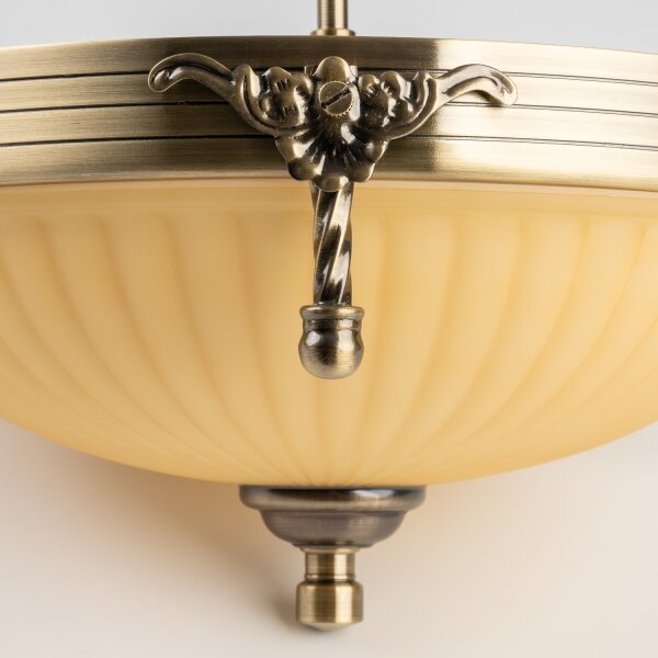 BRILAGI - Lampadario a sospensione con supporto rigido CLASSIC 3xE14/60W/230V ottone