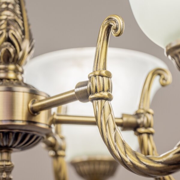 BRILAGI - Lampadario a catena CLASSIC 6xE14/10W/230V in ottone