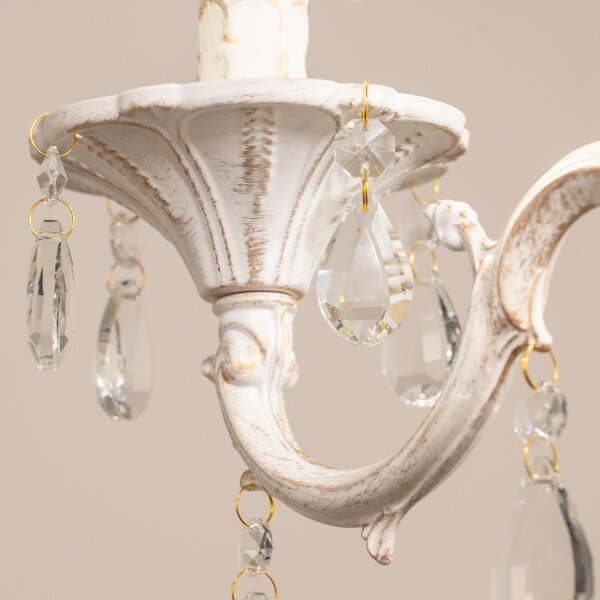 BRILAGI - Lampadario a catena CLASSIC 3xE14/10W/230V crema/patina