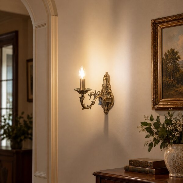 BRILAGI - Lampada da parete CLASSIC 1xE14/10W/230V in ottone