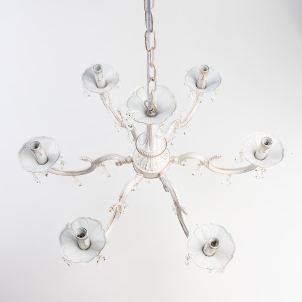 BRILAGI - Lampadario a catena CLASSIC 6xE14/10W/230V crema/patina