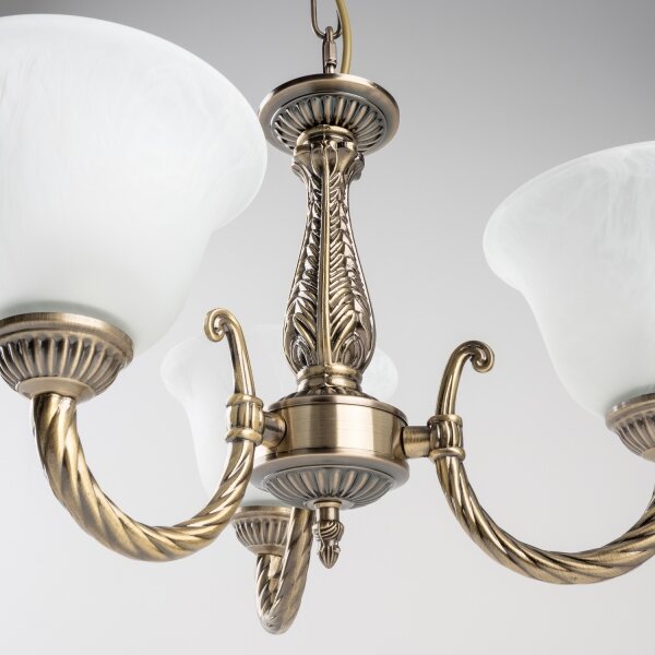 BRILAGI - Lampadario a catena CLASSIC 3xE14/10W/230V ottone