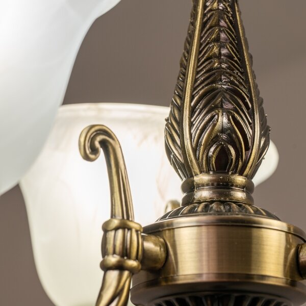 BRILAGI - Lampadario a catena CLASSIC 3xE14/10W/230V ottone