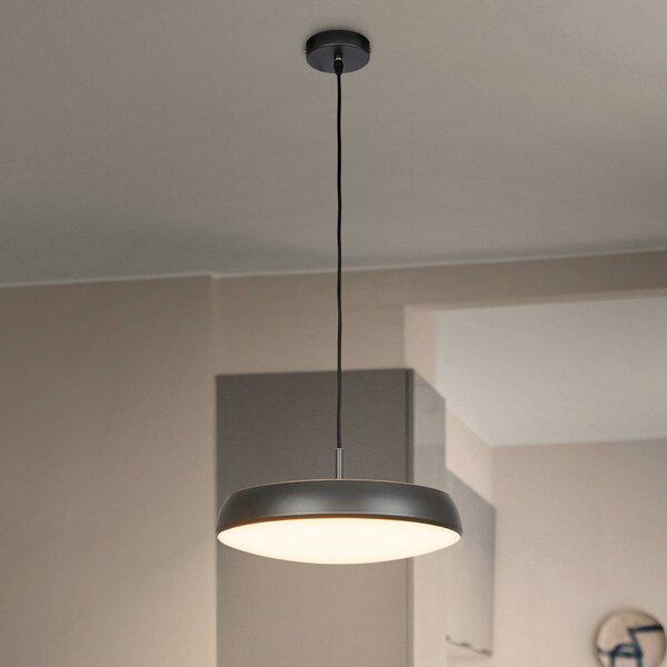 Briloner Lampada LED a sospensione Nala, antracite, metallo/plastica, Ø 35 cm Nala, Nero, Soggiorno / Sala da pranzo, Plastica, Moderno