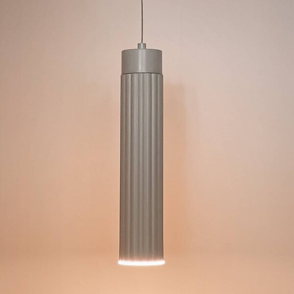Briloner Lampada LED a sospensione ricaricabile Hang, bianca, in plastica, dimmerabile, Bianco / Opale, Soggiorno / Sala da pranzo, Plastica, Moderno