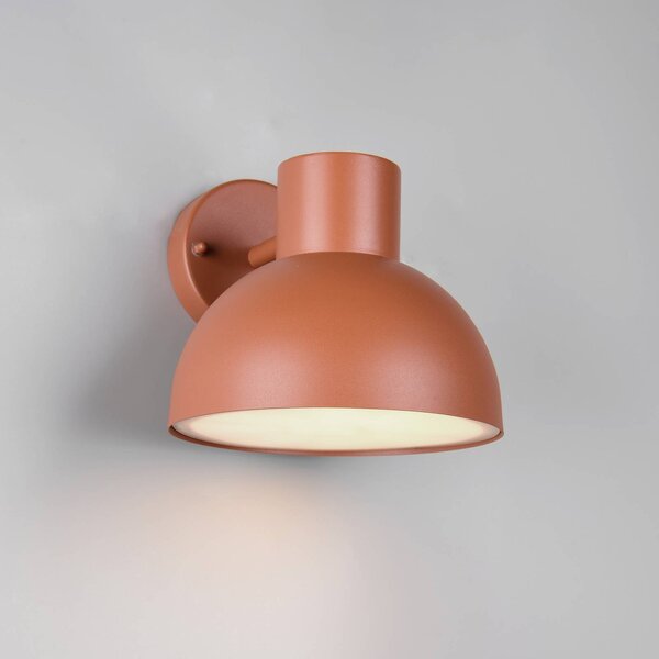 Trio Lighting Applique da esterni Elbe, dimmerabile, Giallo / Arancione, Alluminio, Scandinavo, Applique da esterni