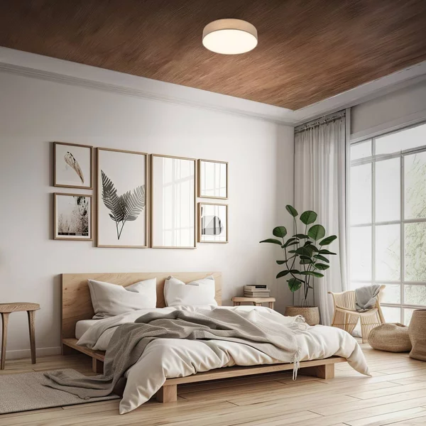 Briloner Plafoniera soffitto Duck, Crema / Ambra, Soggiorno / Sala da pranzo, Tessuto / Stoffa / Seta, Scandinavo, Plafoniera