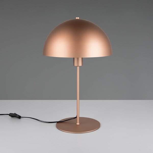 Trio Lighting Lampada da tavolo Nola, Marrone / Ruggine, Soggiorno / Sala da pranzo, Metallo, Scandinavo, Lampada da tavolo