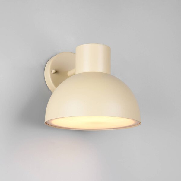 Trio Lighting Applique da esterni Elbe, dimmerabile, Crema / Ambra, Alluminio, Scandinavo, Applique da esterni