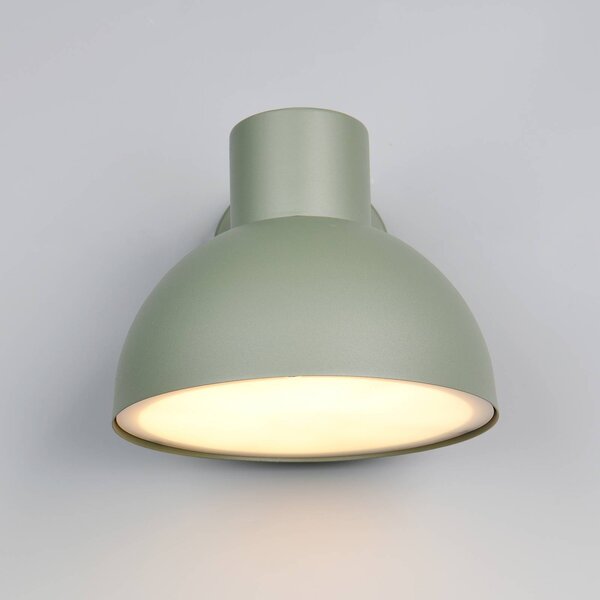 Trio Lighting Applique da esterni Elbe, dimmerabile, Verde, Alluminio, Scandinavo, Applique da esterni