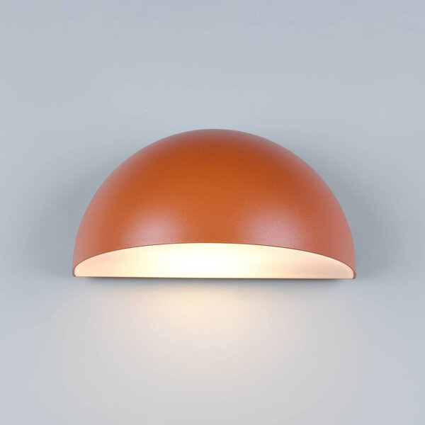 Trio Lighting Applique da esterni Maas, dimmerabile, Giallo / Arancione, Alluminio, Scandinavo, Applique da esterni