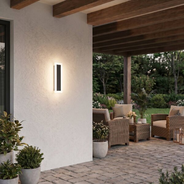 Applique da esterni Wow Milagro Lighting, Nero, Metallo, Moderno, Applique da esterni