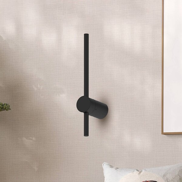 Applique da parete a LED Swing Milagro Lighting, Nero, Soggiorno / Sala da pranzo, Metallo, Moderno, Applique a LED