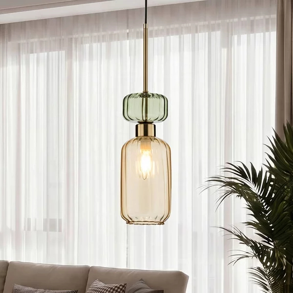 Lampada a sospensione Molly Milagro Lighting, dimmerabile, Crema / Ambra, Soggiorno / Sala da pranzo, Vetro, Moderno, Lampada a sospensione