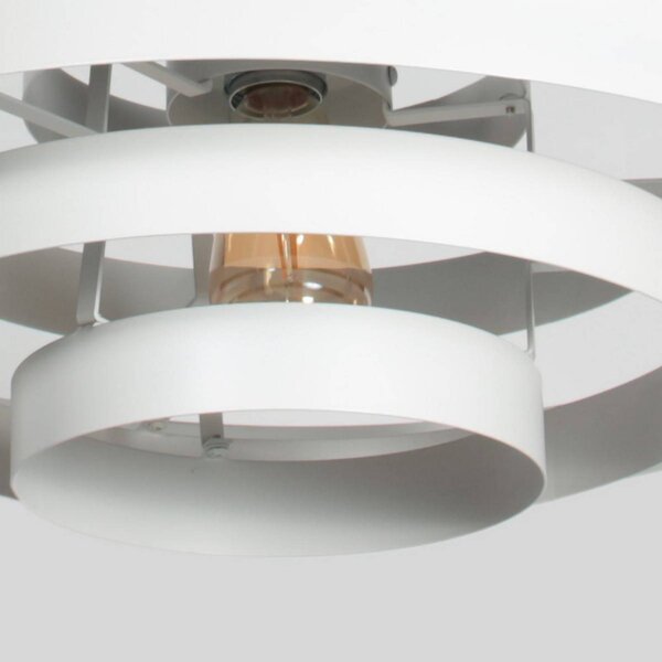 Steinhauer Lampada a sospensione Halo Cirque, dimmerabile, Bianco / Opale, Soggiorno / Sala da pranzo, Metallo, Moderno, Lampada a sospensione