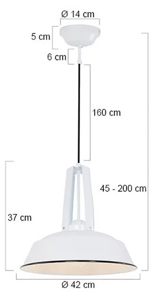 Steinhauer Lampada a sospensione Eden, dimmerabile, Bianco / Opale, Cucina, Metallo, Vintage, Lampada a sospensione