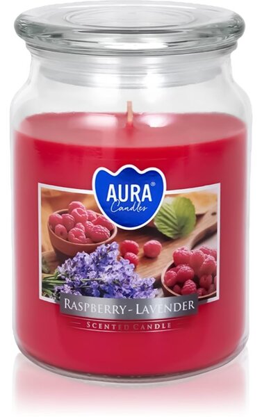 BISPOL Premium Line Raspberry -Lavender candela profumata 500 g