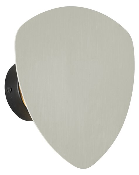 Lampada da parete di design beige organica 20 cm 2 luci - Pulley