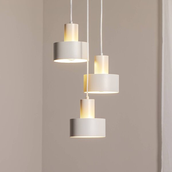 Lampada a sospensione Rif 3 SIGMA, dimmerabile, Crema / Ambra, Soggiorno / Sala da pranzo, Metallo, Moderno, Lampada a sospensione