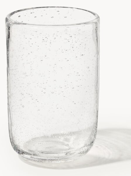 Set di 4 bicchieri in vetro soffiato con bolle d'aria Hippolyte