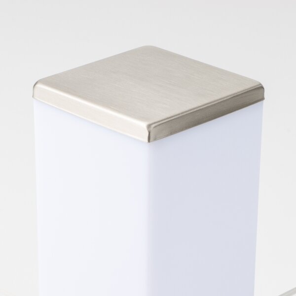 Brilagi - Lampada da esterno con 2 prese SCHUKO NOVA 1xE27/15W/230V 40 cm IP44 cromata